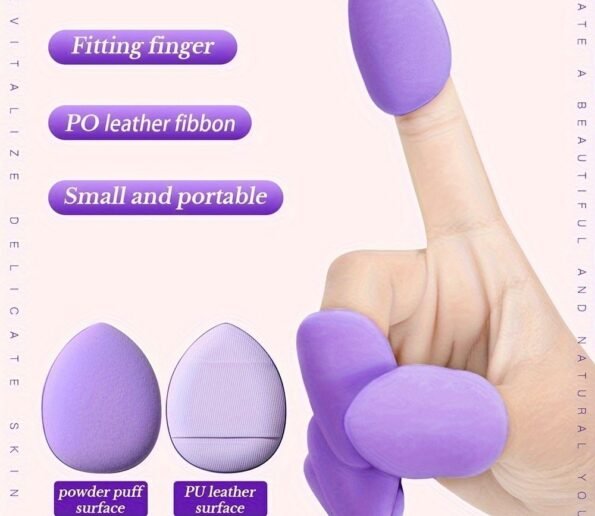 12pcs Set Makeup Sponges and Puffs Soft Beauty Blender Sponge Finger Puff Triangular Makeup Puff Daily 3 1 595x516