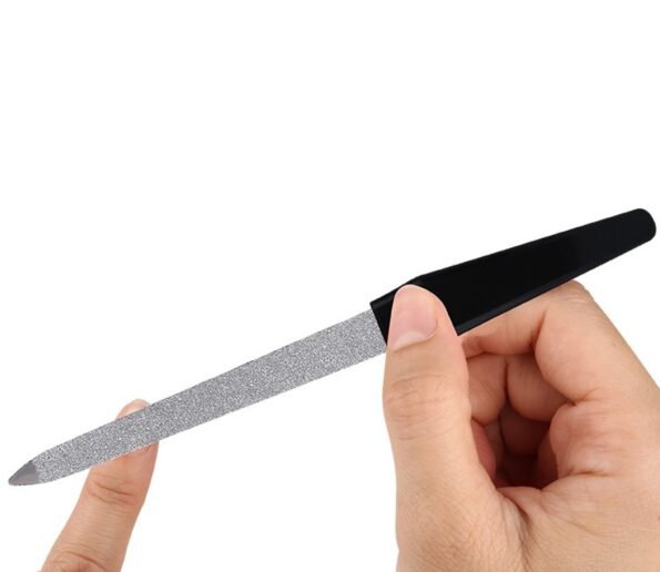 3 Piece Professional Double Sided Nail Files Perfect for Home Salon Manicure Pedicure 2 595x516