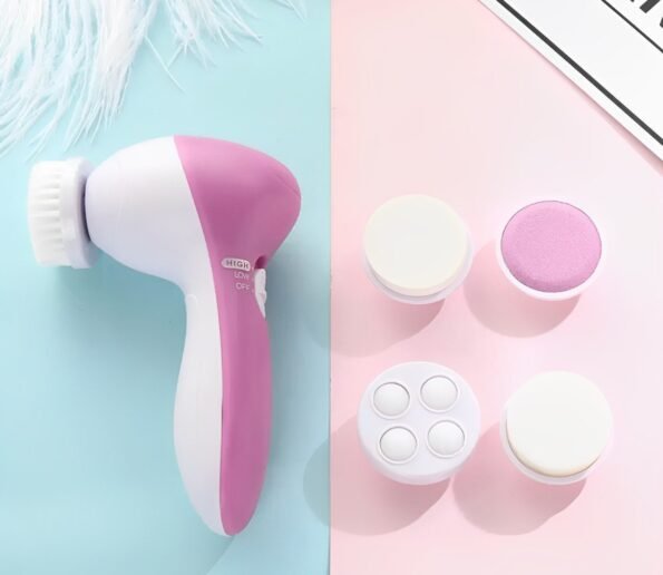 5 In 1 Facial Cleanser Pore Cleanser Face Massager Deep Cleansing Pore Cleansing Portable Electric Rotating.jpg_ 2 1 595x516