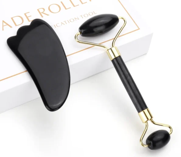 Obsidian Jade Roller Massager Gouache Scraper Set For Face Facial Skin Care Tool Natural Body Back.jpg_ 595x516